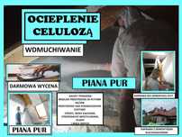 Ocieplenie Celulozą, Naprawa Dachu Po Kunie, Piana Pur, Gwarancja