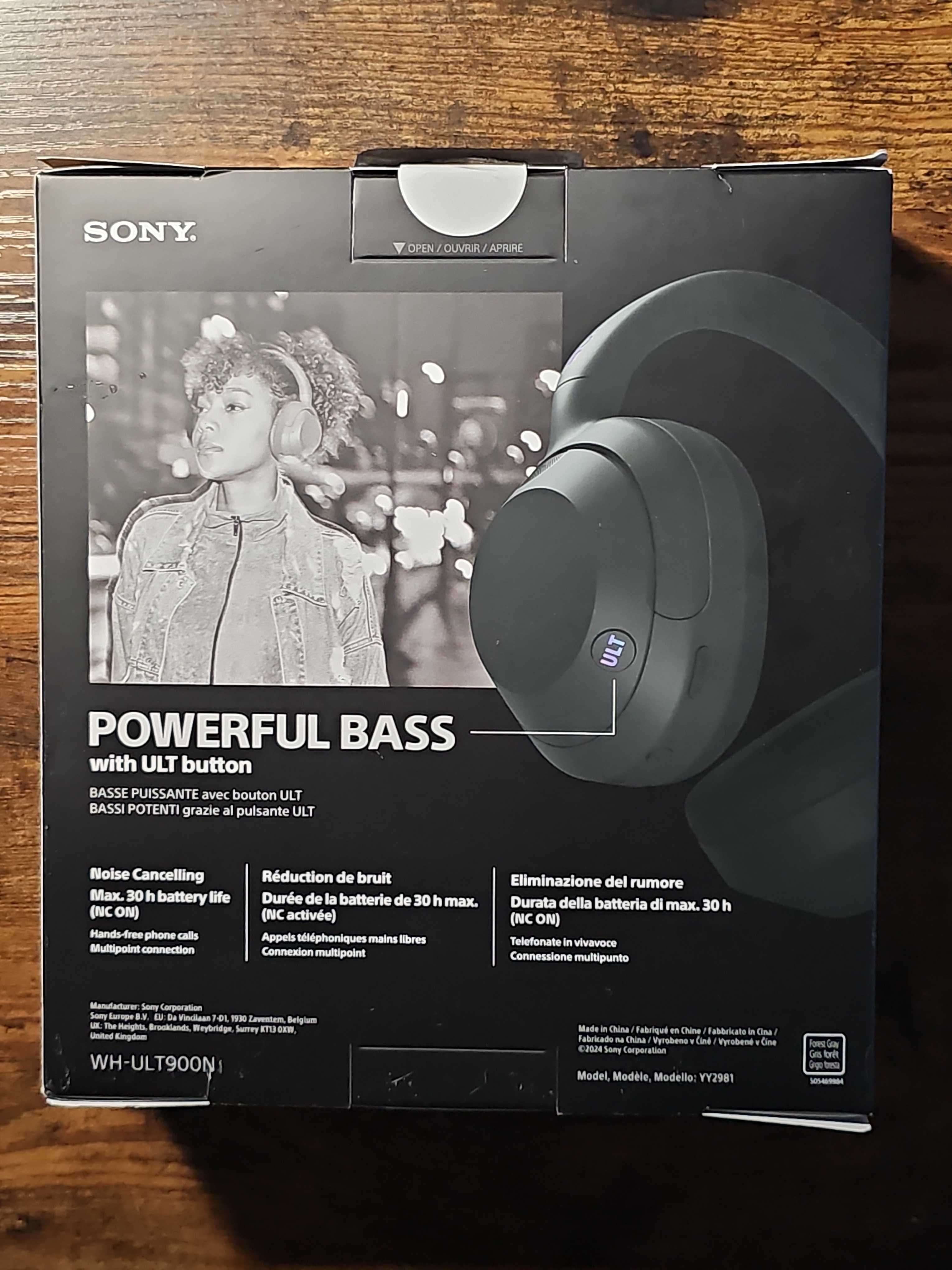Sony ULT Wear WH-ULT900N Szarozielone
Słuchawki