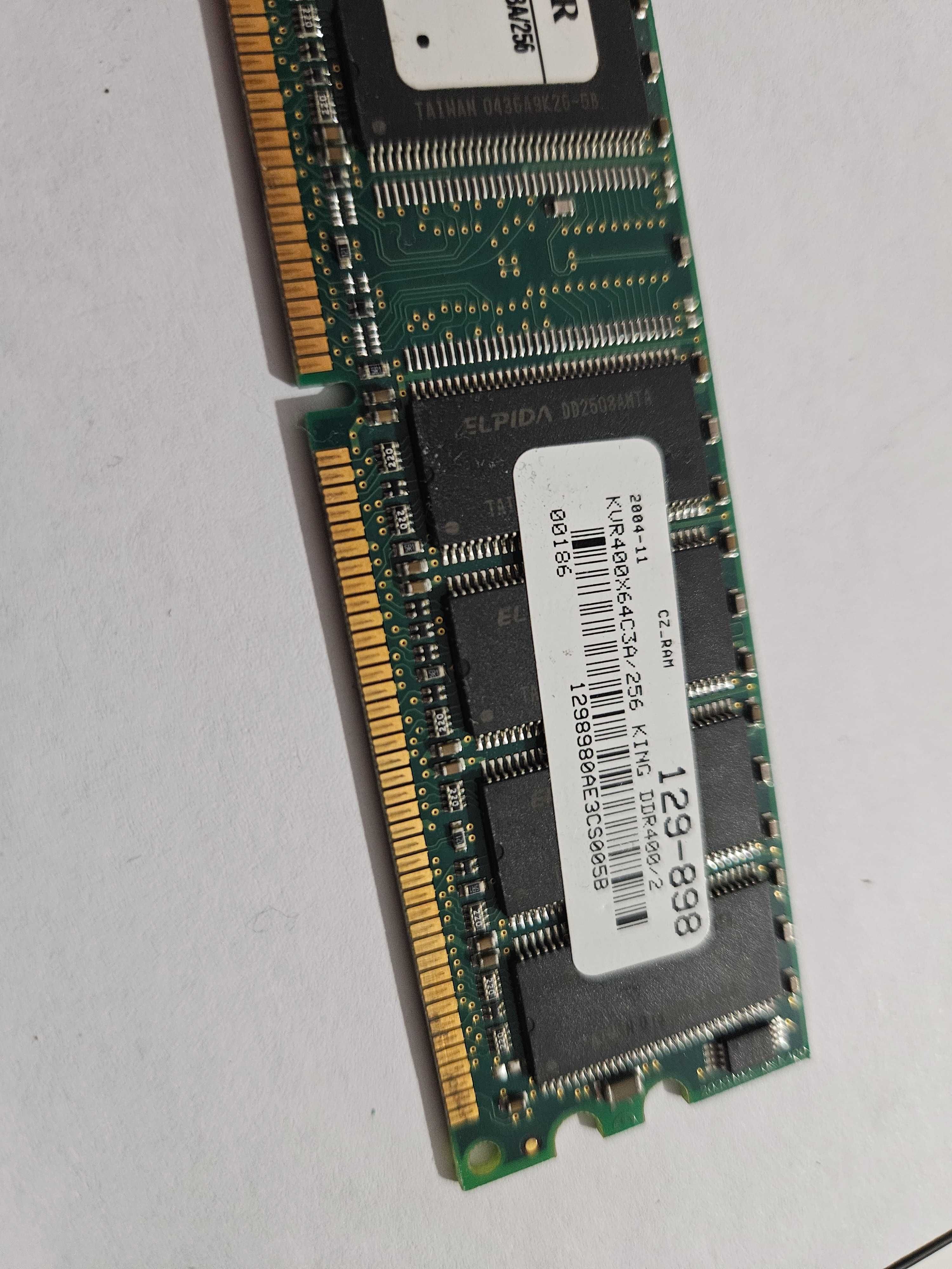 Pamiec ram 128 mb i 256 kingston ddr4 i ddr3