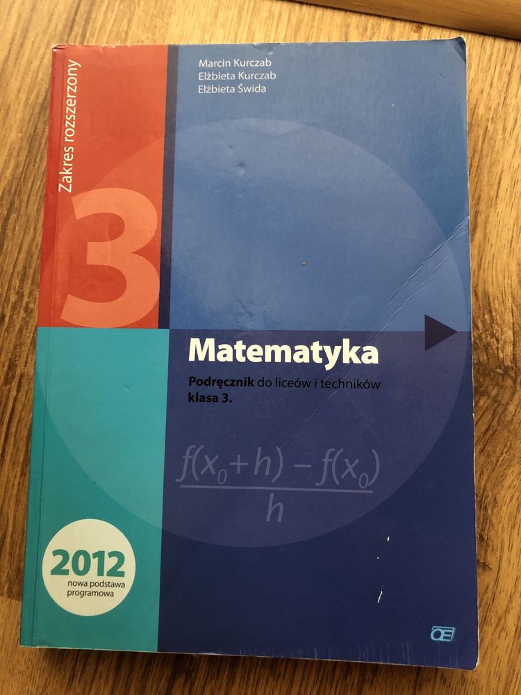 Matematyka 3 zakres rozszerzony Pazdro