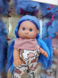 Кукла лялька Iris с синими волосами Antonio Juan 23311, 38 cm