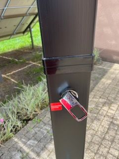 Prysznic ogrodowy amgym solarny