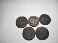 Монета полушка  1731,1733,1734,1734рр.