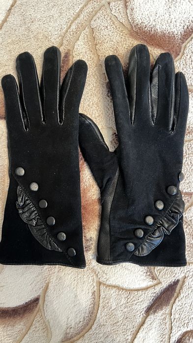 Шкіряні рукавички
