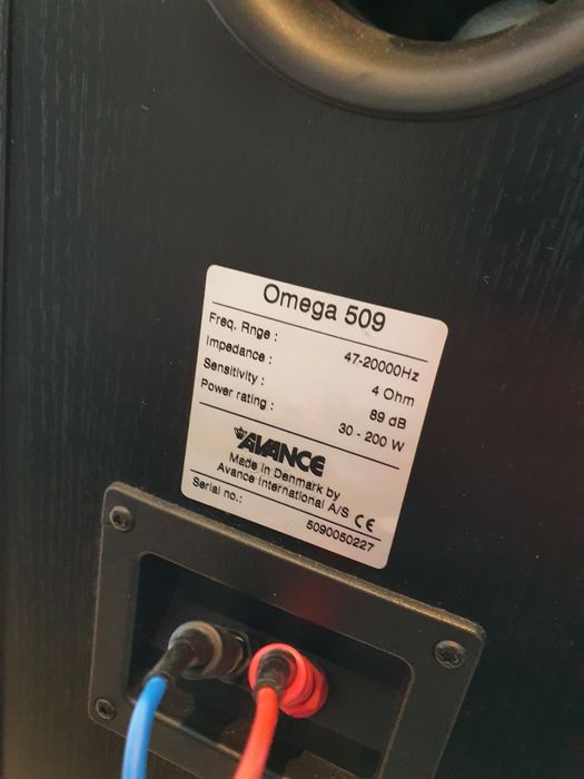 Avance Omega 509 Świetne kolumny jak 503