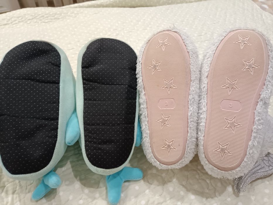 Теплі дитячі тапочки 23 см.ціна за дві пари