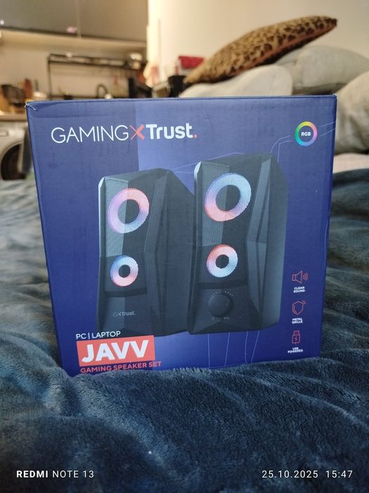 Sprzedam Głośnik PC Trust GXT606B JAVV RGB przewodowa 12 W czarny