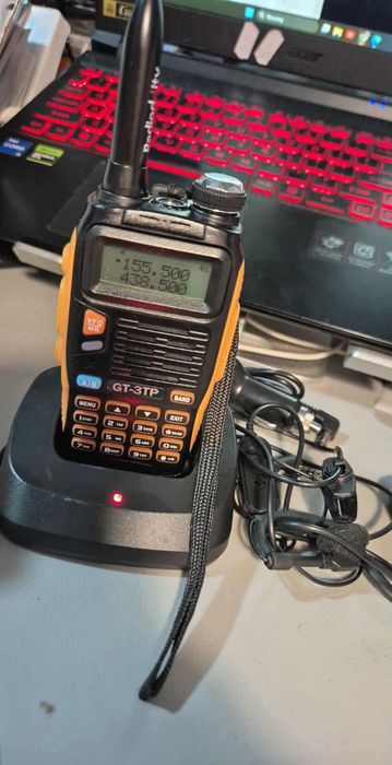 Radiotelefon krótkofalówka dwupasmowa UHF/VHF krótkofalówka