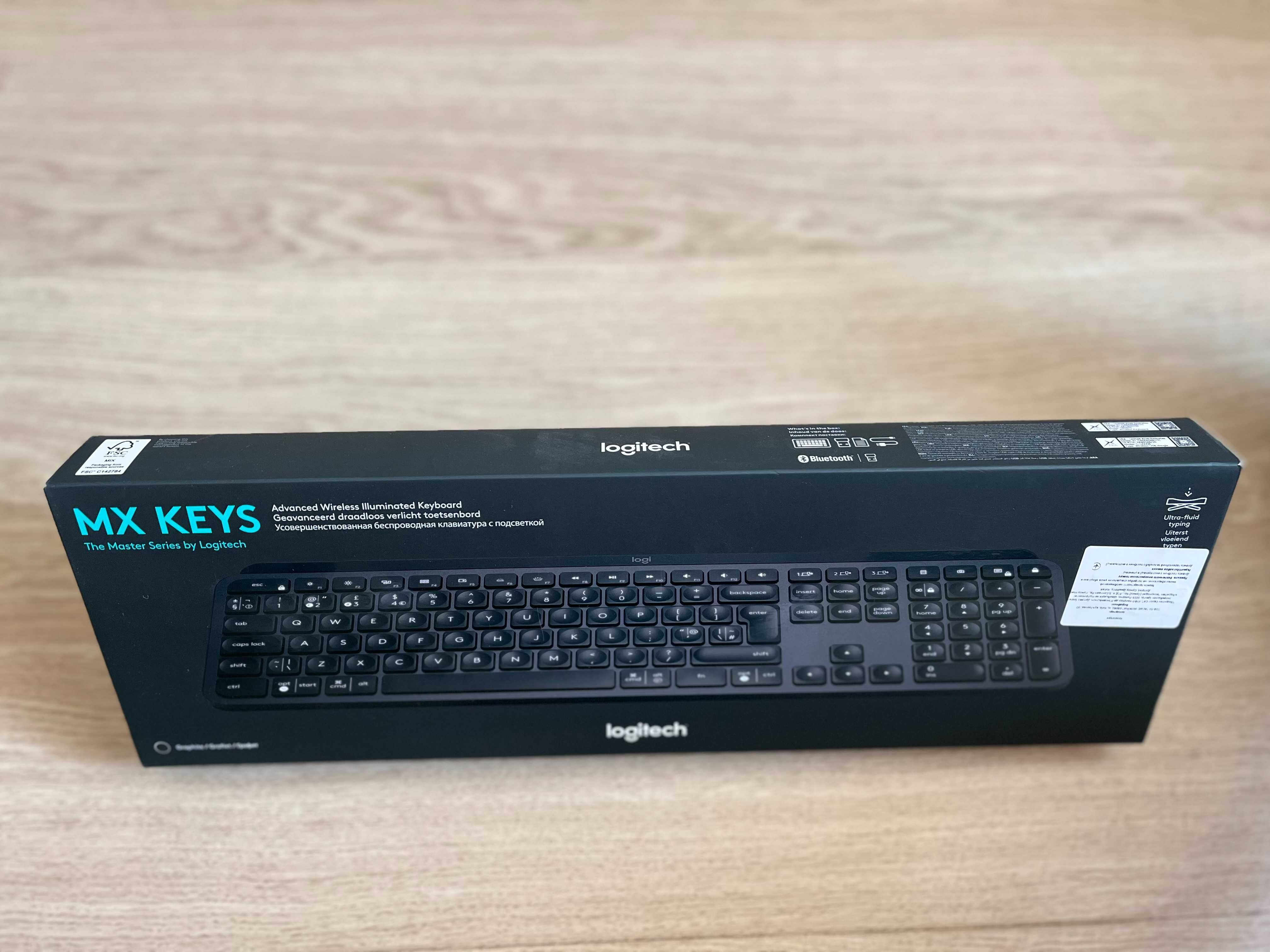 Клавіатура бездротова Logitech MX KEYS (920-009417)