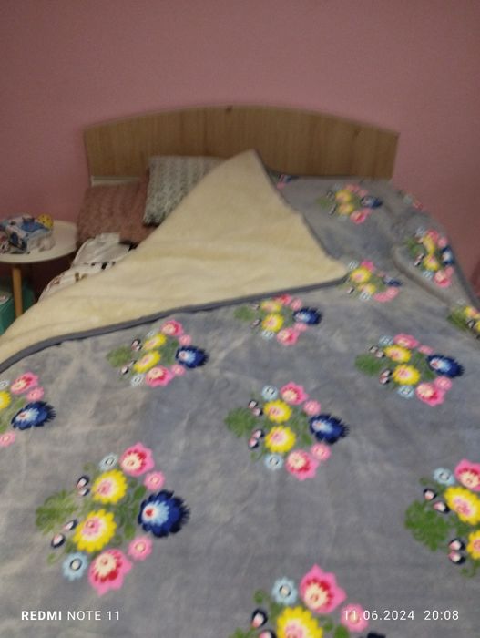 Koc wełniano-polarowy