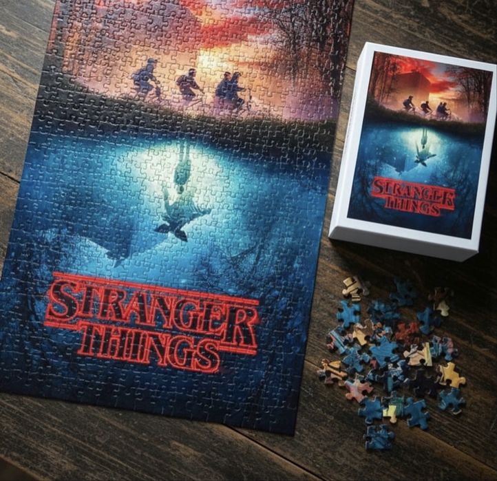 Пазл Stranger Things • Яскравий постер  • Ідеальний подарунок