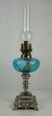 Piękna oryginalna lampa naftowa w stylu Empire - Francja