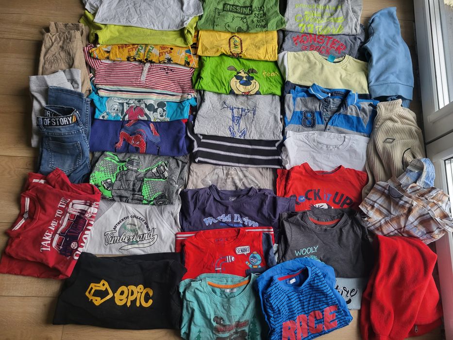Paka ubrań chłopiec 122