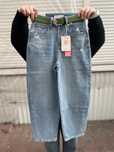Jeansy M.Sara Balloon Fit z paskiem
