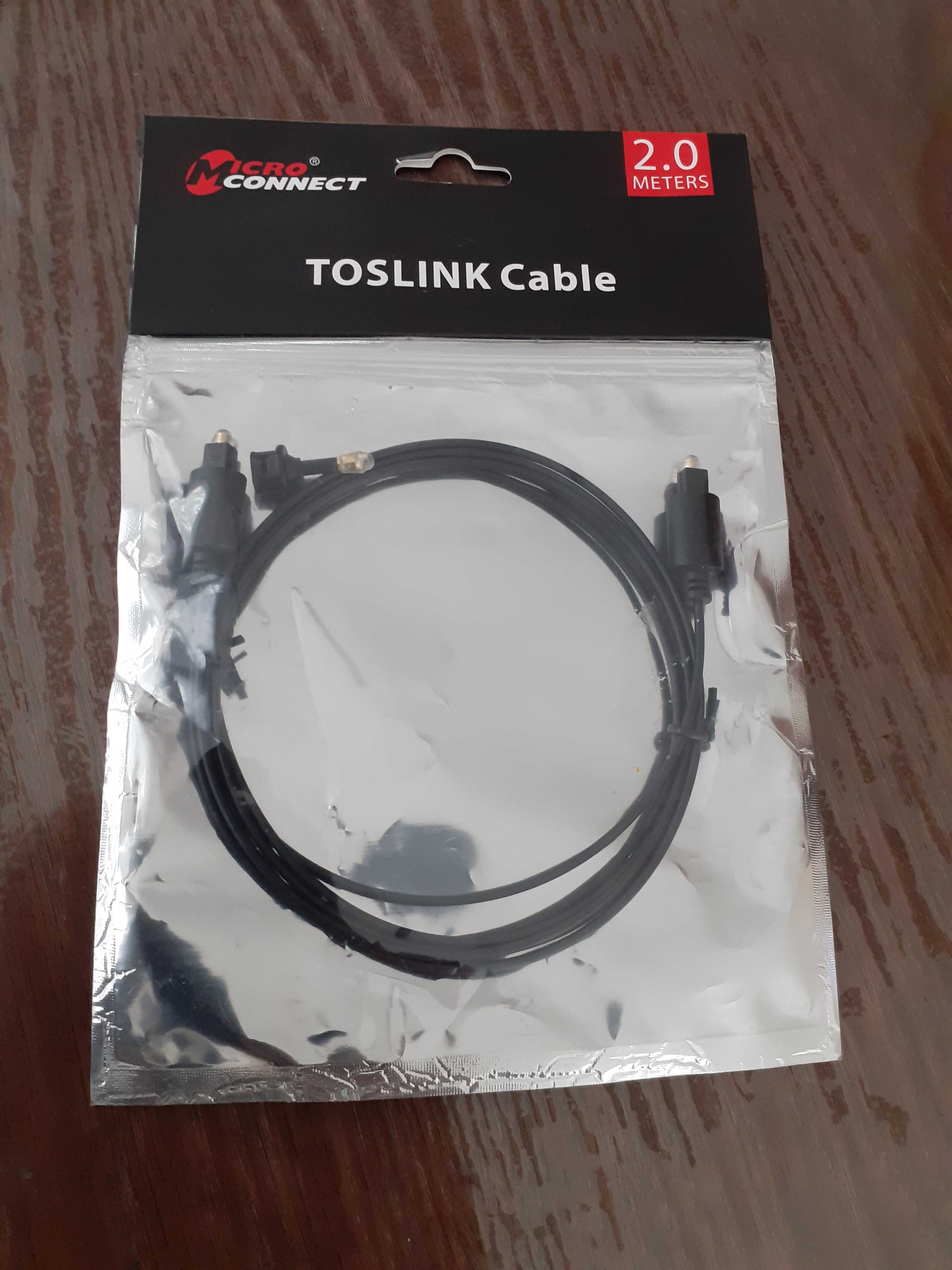 Przewód TosLink plus Mini adapter