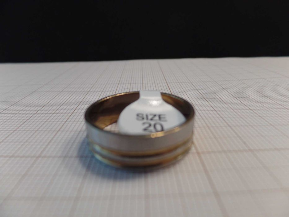 Conjunto de Anel em Aço Inoxidável mais fio de Pescoço (V63) K