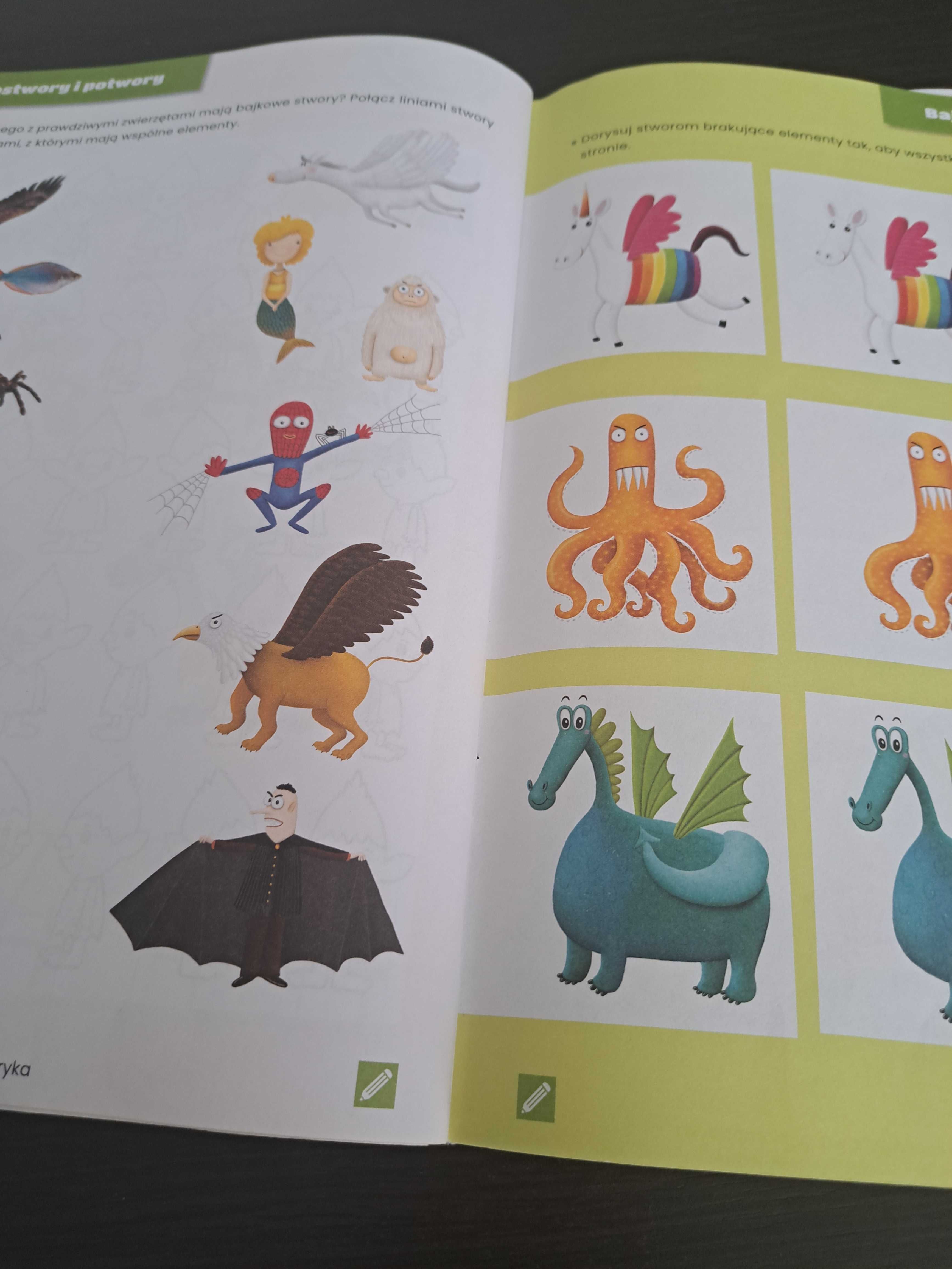 Książki, ćwiczenia zerówka, 6-latek