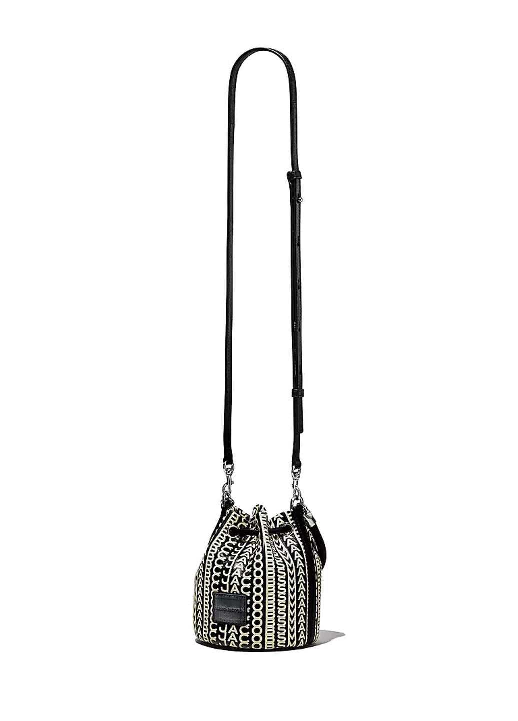 Сумка Marc Jacobs The Monogram Leather Micro Bucket Bag Black