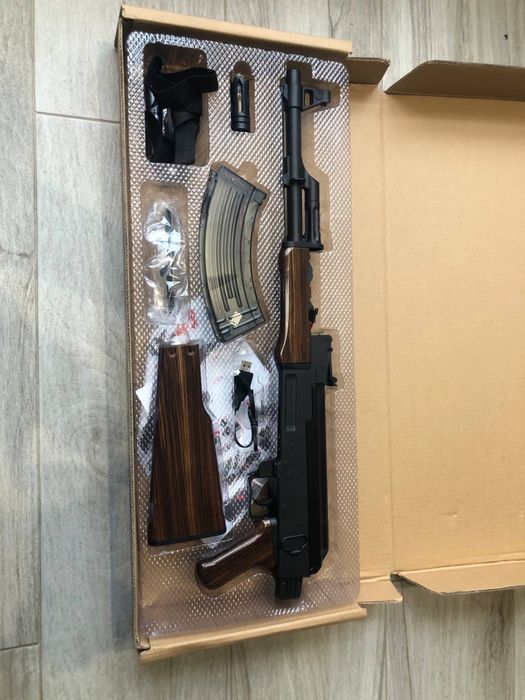 Професійний іграшковий автомат на орбізах АК-74, АК-47 Орбіган