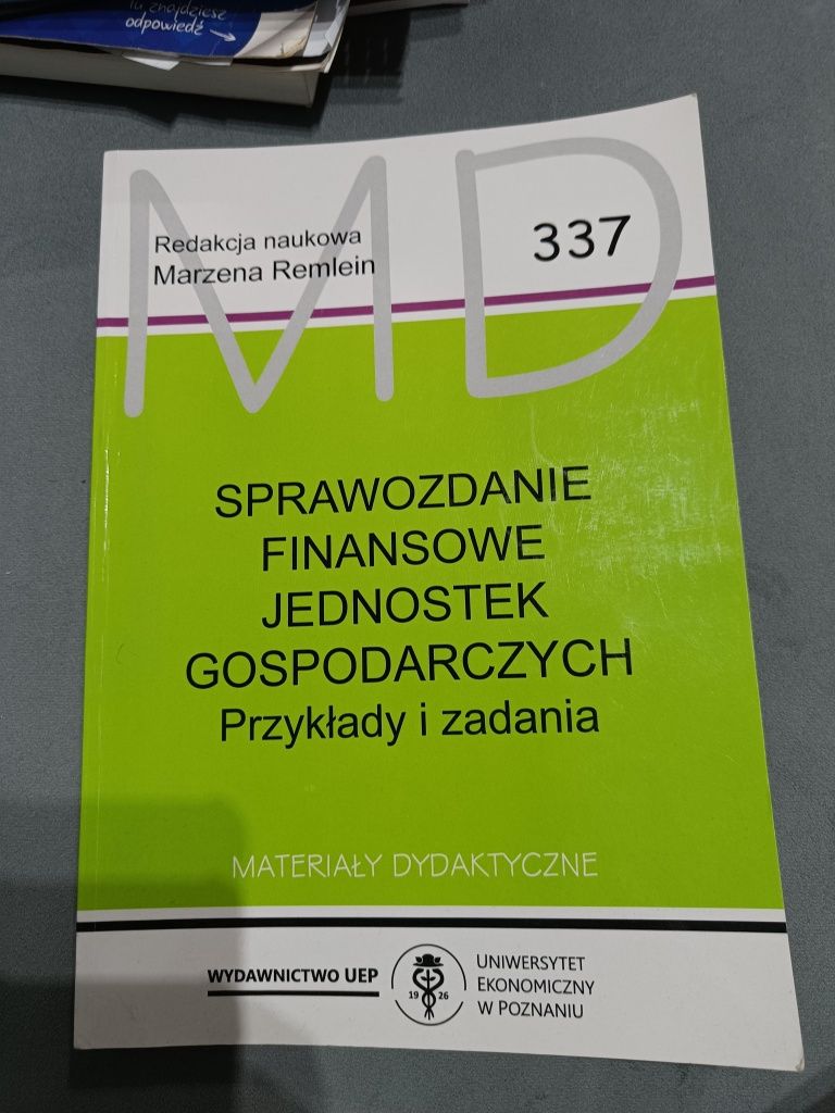 Sprawozdanie finansowe jednostek gospodarczych Przykłady i zadania 337