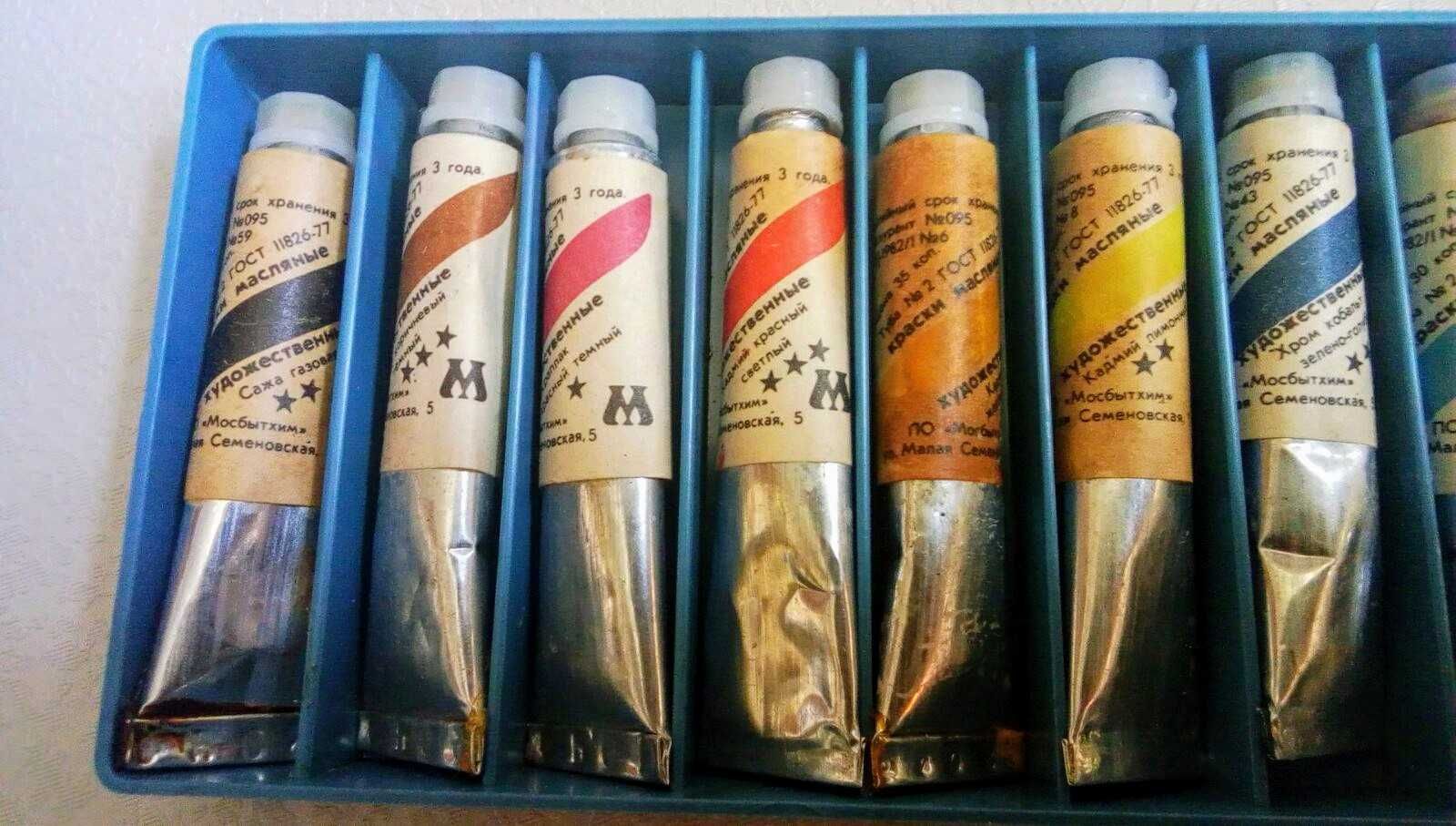 краски масляные новые