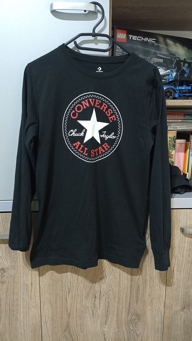 Koszulka męska chłopięca z długim rękawem longsleeve Converse