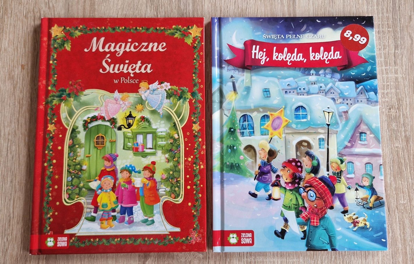 Zestaw dwóch książek o świętach Bożego Narodzenia