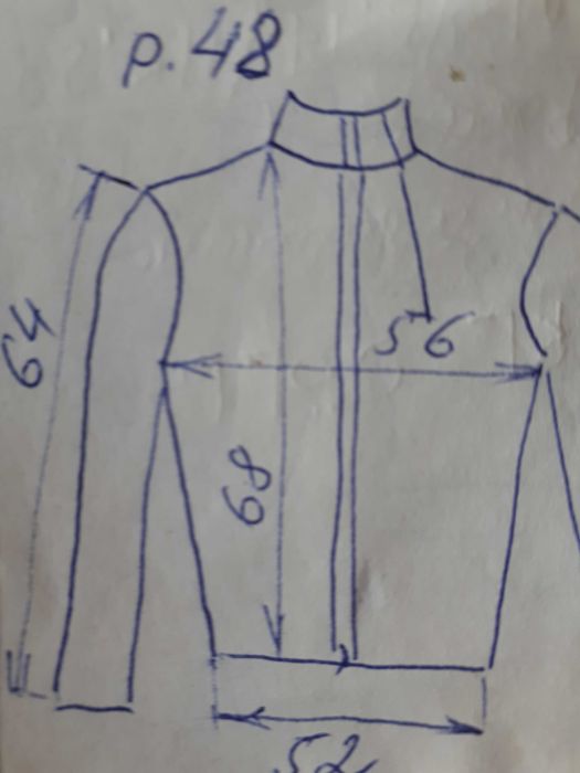 Чоловіча шкіряна куртка.