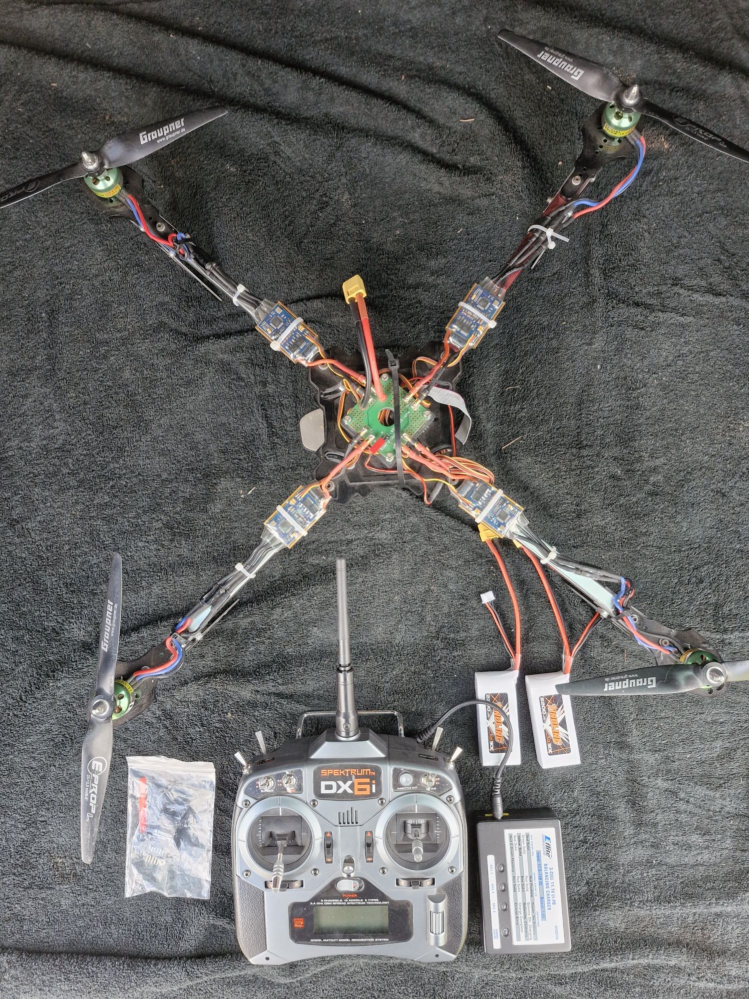 Dron 5" własnej konstrukcji quadcopter