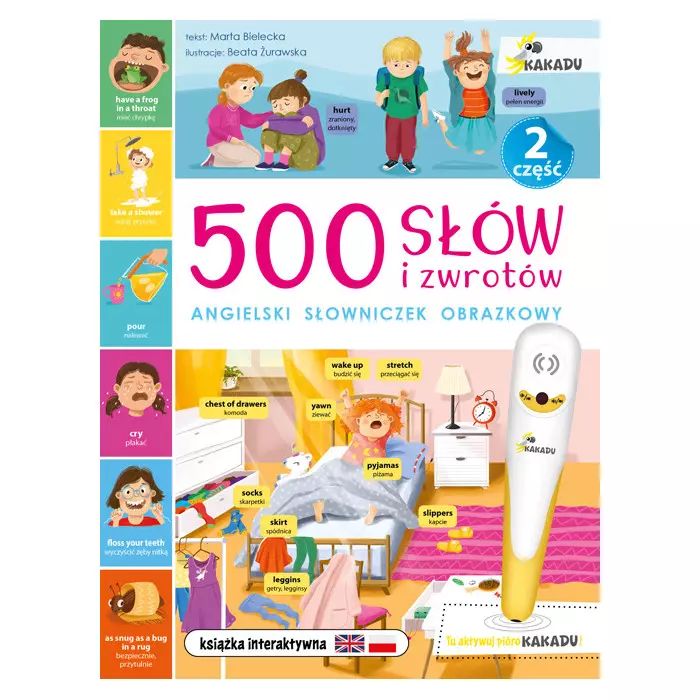 500 słów i zwrotów. Angielski słowniczek obrazkowy, część 2. Jupi Jo!