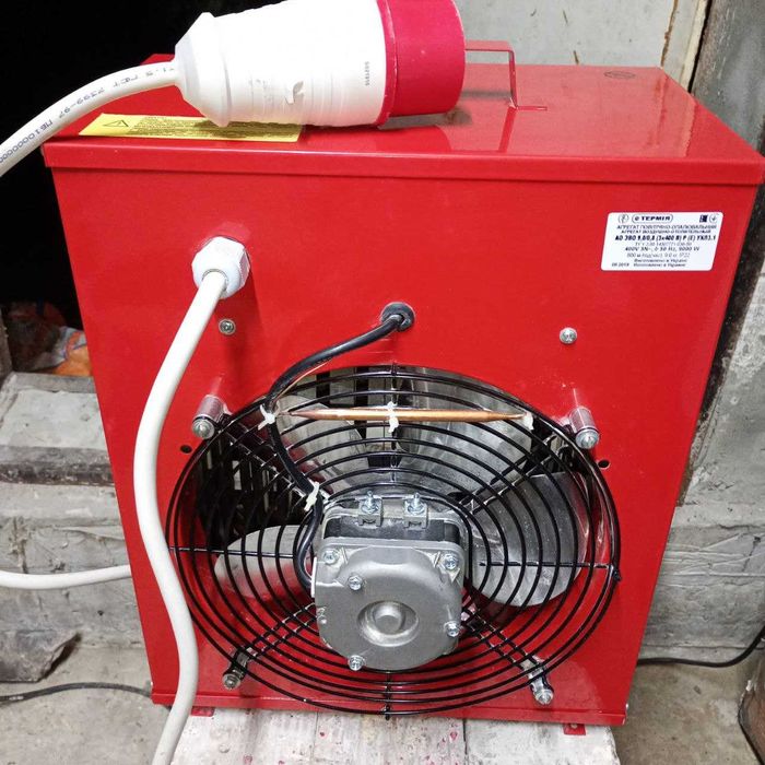 Тепловентилятор Термія АО ЭВО 9,0/0,8 (3х400В) УХЛ 3.1 Р (Е)