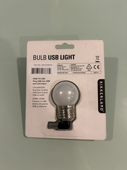Led light Bulb usb - Novo na caixa
