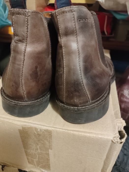 Демисезонні шкіряні черевики 41-42розміру