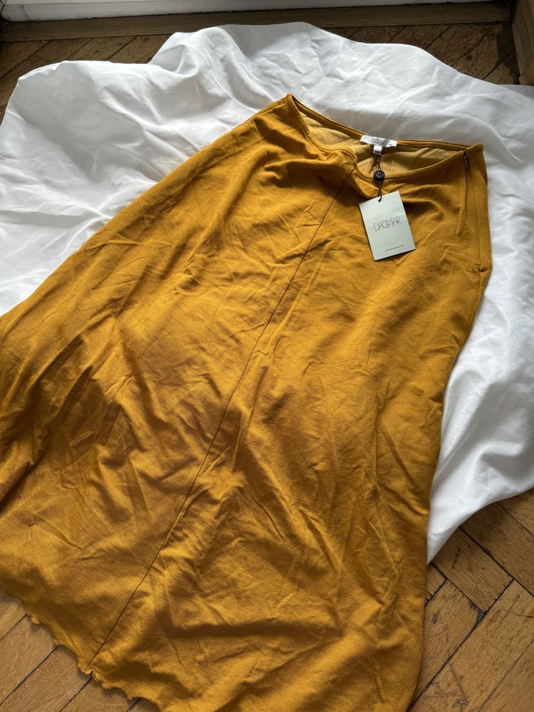 Długa midi spódnica house of dagmar luxury luksusowa 36 S wiskoza