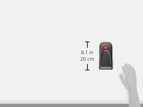 Oburęczny elektryczny zamek do bramy , szary