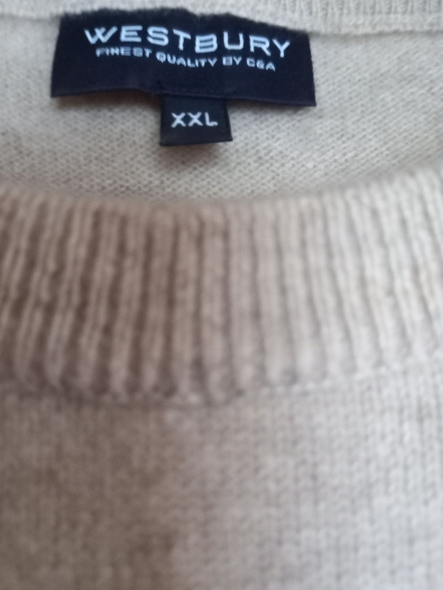 Sweter  XXL - ,wełna  +kaszmir