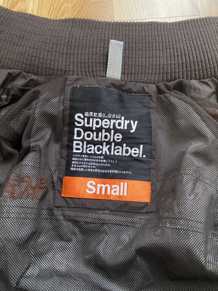 Kurtka damska Superdry double black label r. S