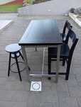 Conjunto mesa alta e cadeiras