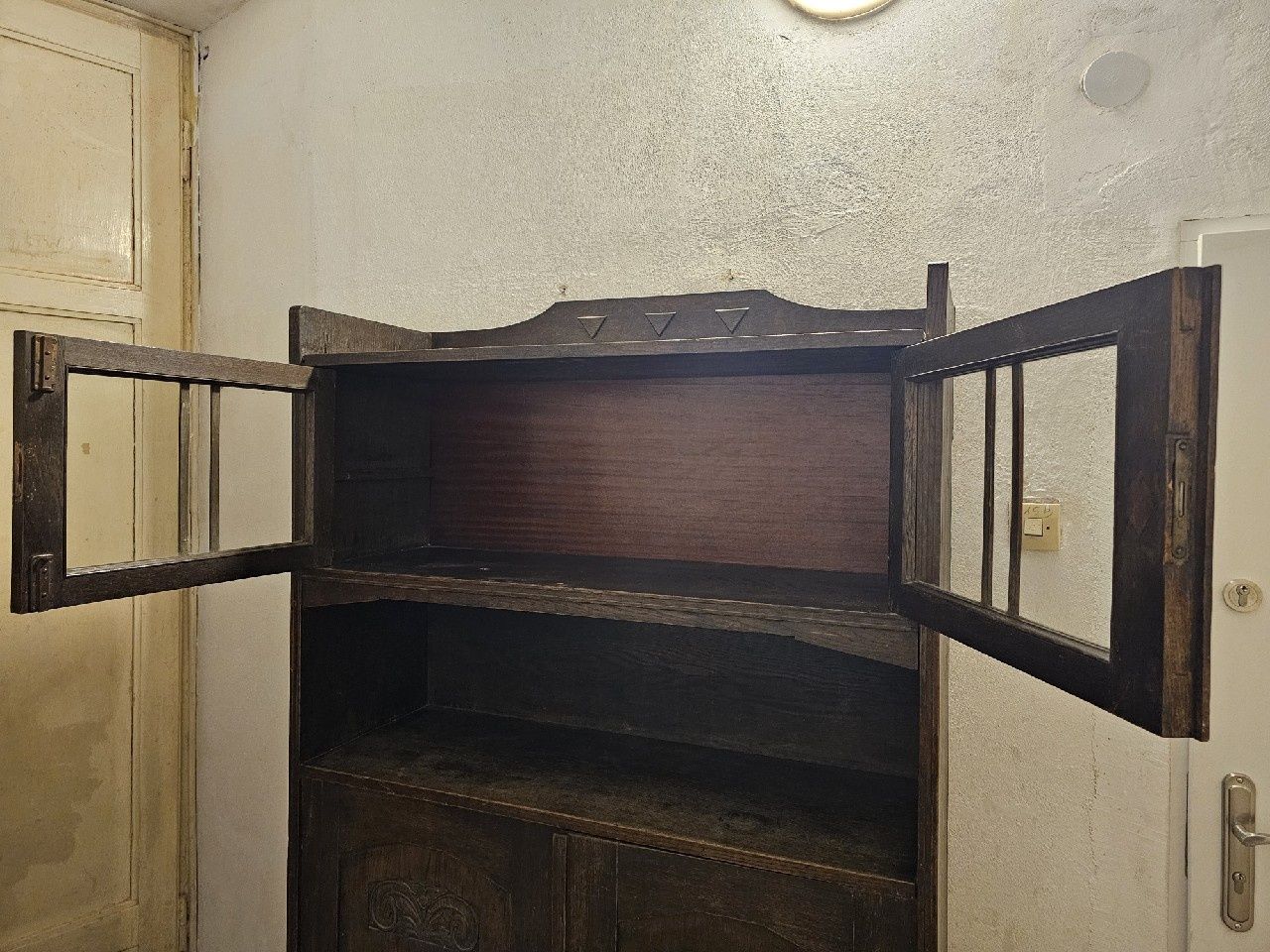 Kredens secesyjny komoda art deco dwudziestolecie międzywojenne drewno
