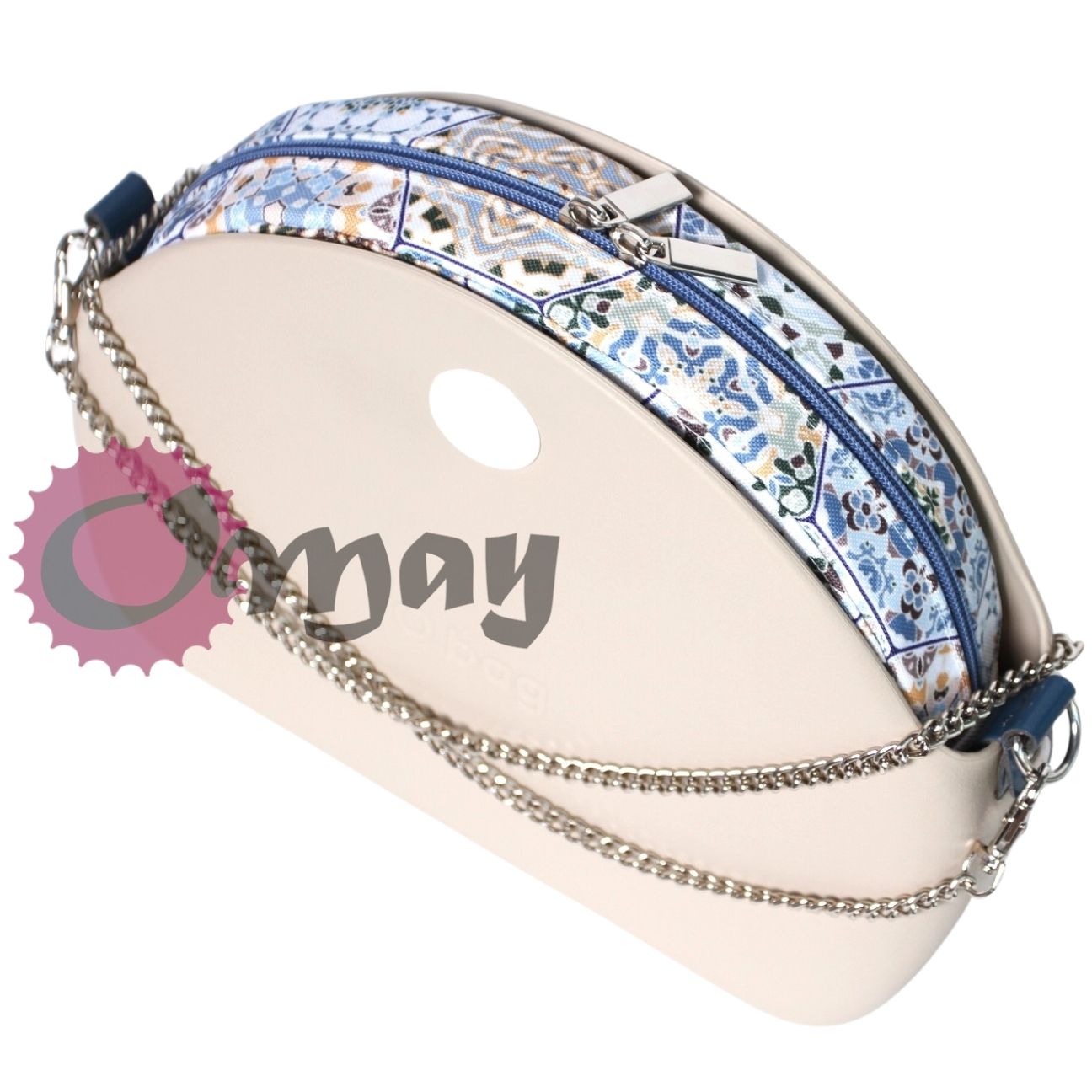 organizer OBAG MOON LIGHT kafelki biszkoptowe niebieski OMAY