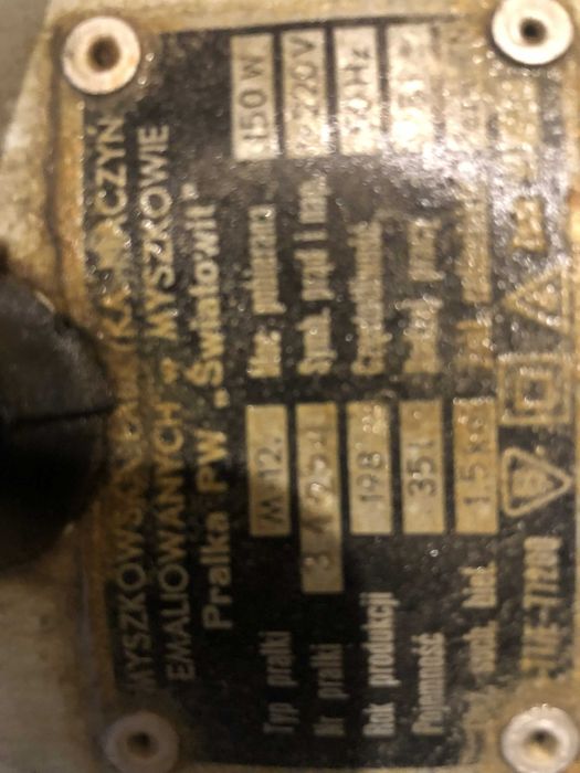 pralka Światowit typu Frania