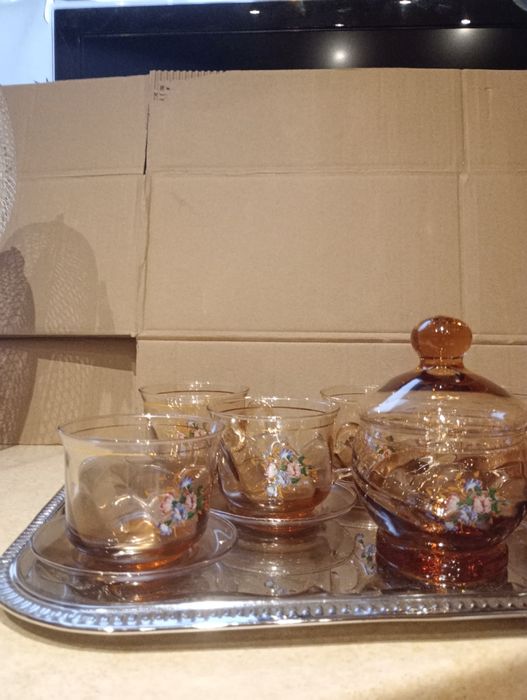 Zestaw kawowo - herbatciany