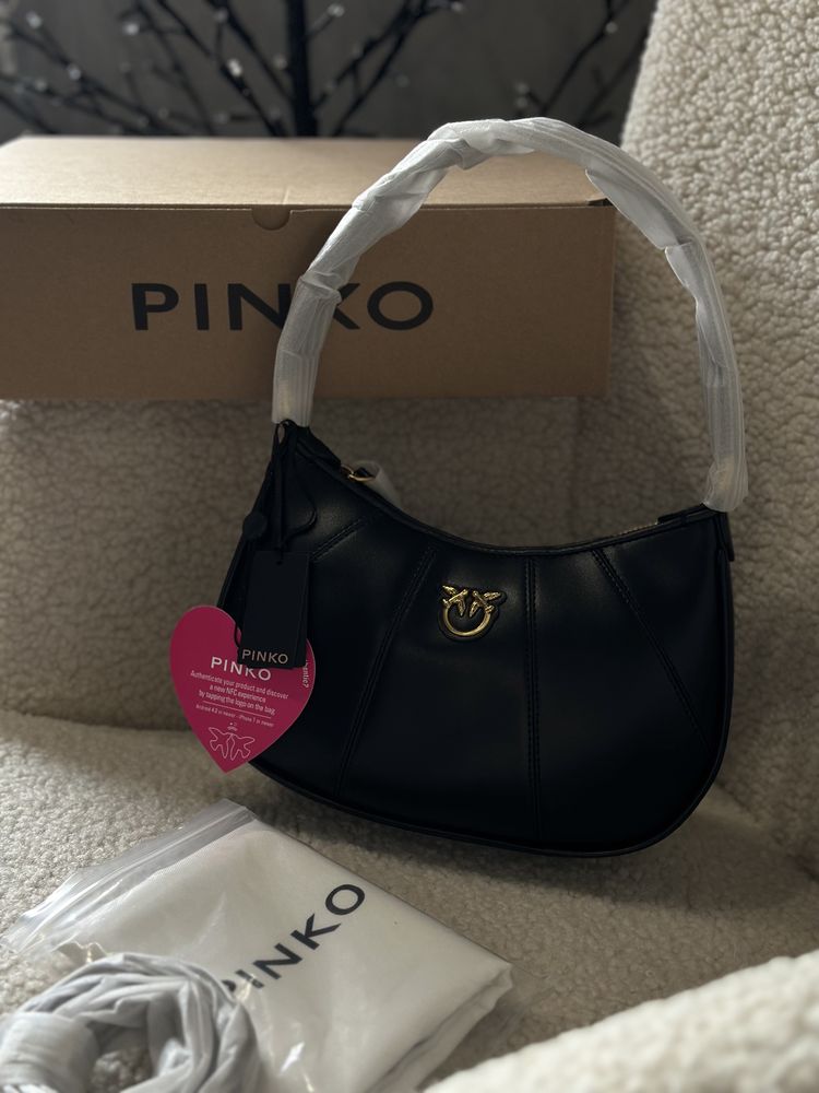 Сумка Pinko mini love bag pinko half moon сумочка пинко багет пінко