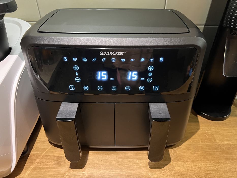 Airfryer dwukomorowy 2600W SilverCrest