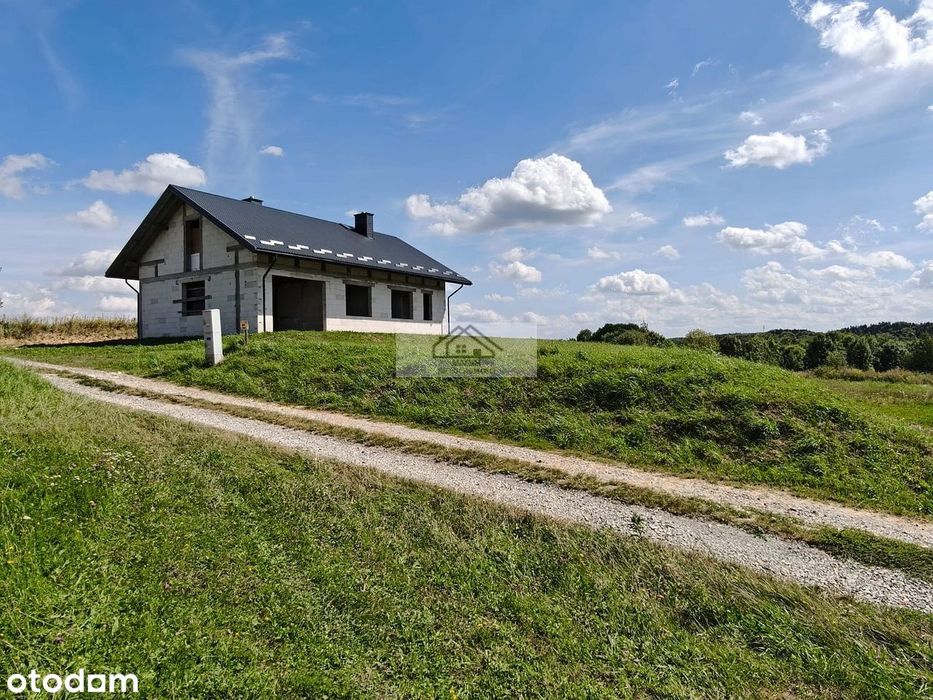 Nowy dom 4-pokoje z poddaszem i ładnym widokiem - Dylągówka - Hyżne -