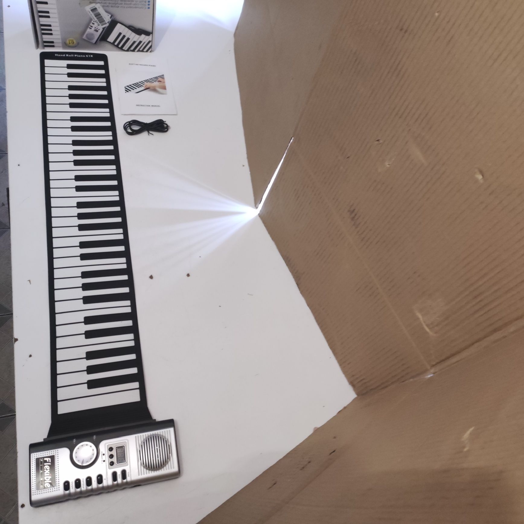 Reditmo Zabawkowa klawiatura fortepianowa z mikrofonem