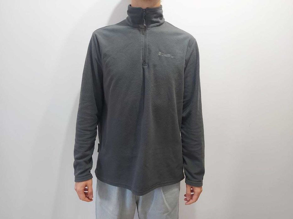 Mountain Warehouse polararowa bluza męska lekka trekkingowa szara L