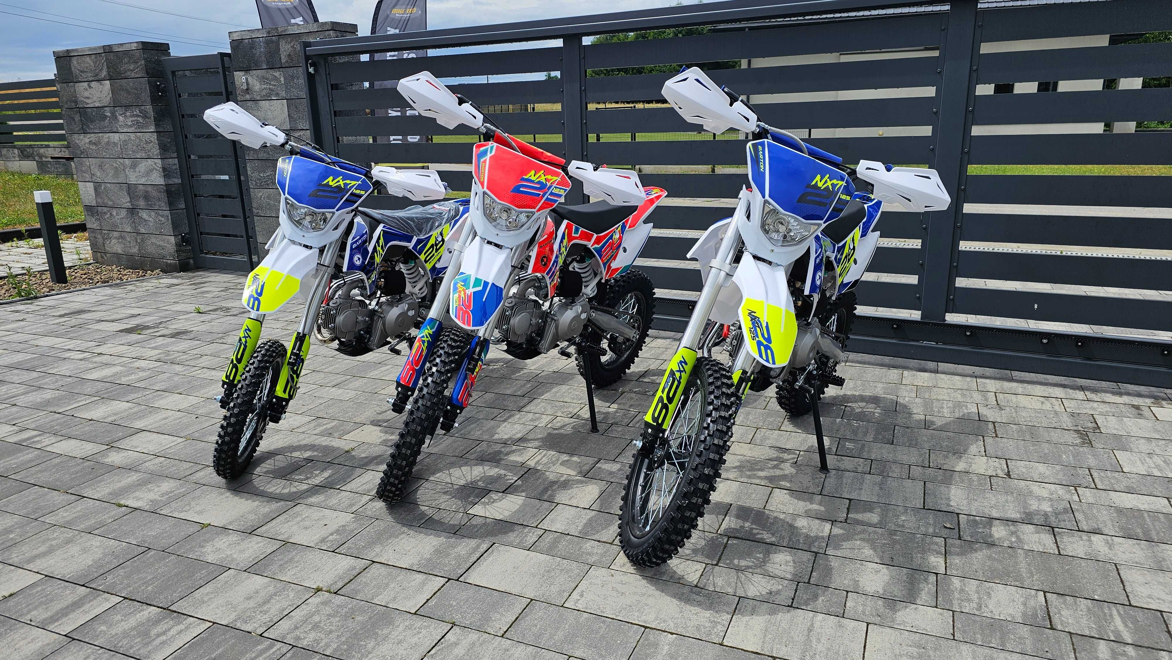 Cross Barton NXT 125 koła 14/12 i 17/14 Asix Kxd Kayo Mrf Raty