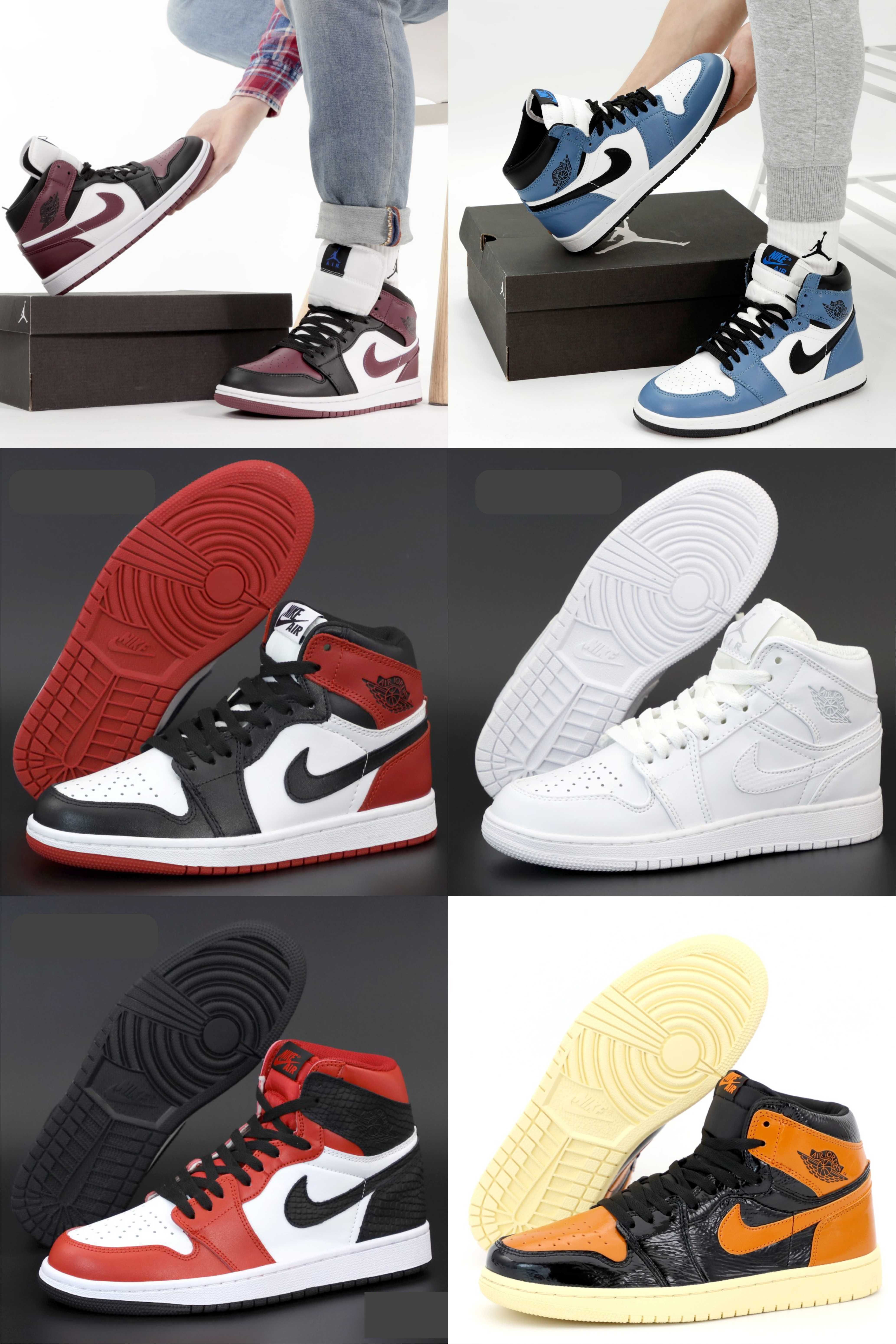 Мужские кроссовки Nike Air Jordan 1 Retro. УНИСЕКС. Большой выбор.