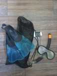 Pletwy maska rurka kpl rozm.S Decathlon